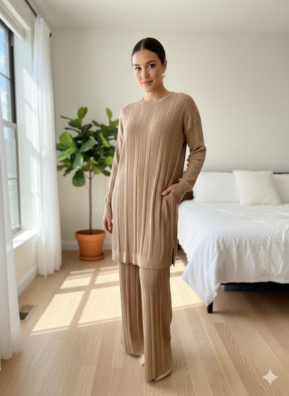 Camel Comfort Co-ord Set
