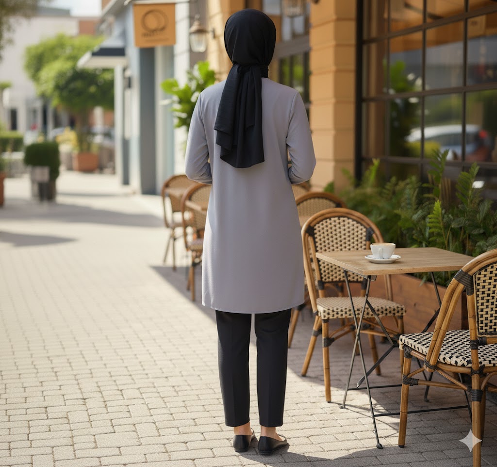 Dark Grey Sparkle Tunic