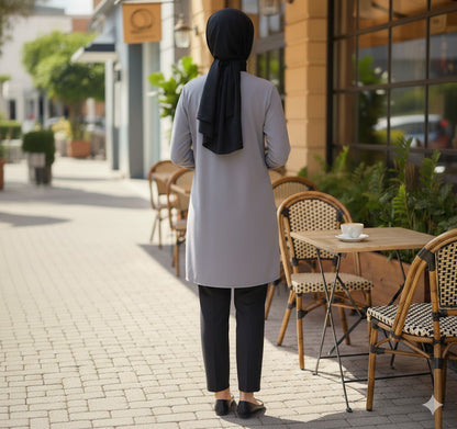 Dark Grey Sparkle Tunic