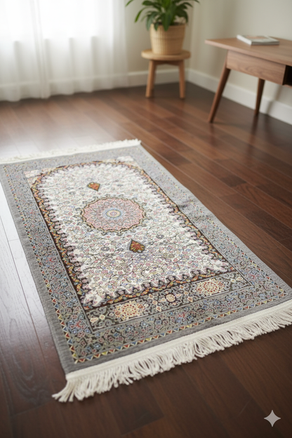 Classic Floral Medallion Prayer Mat