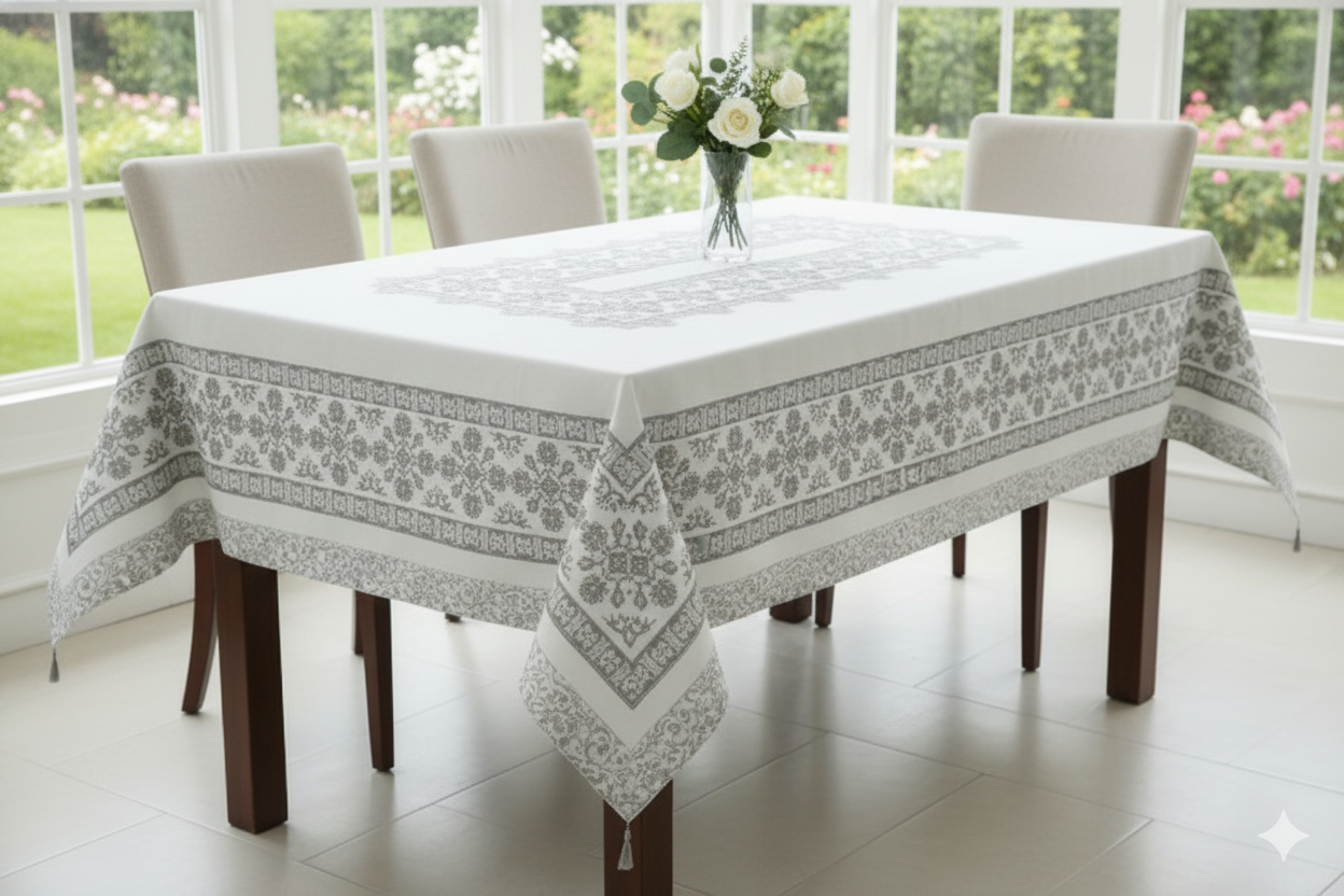 Elegant Tassel Lace Tablecloth