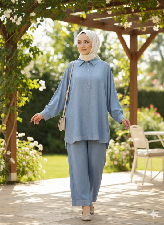 The Azure Retreat Modest Set