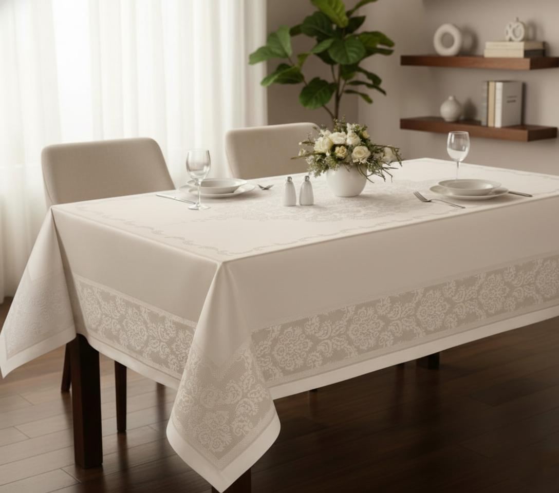 Anatolian Elegance Jacquard Tablecloth