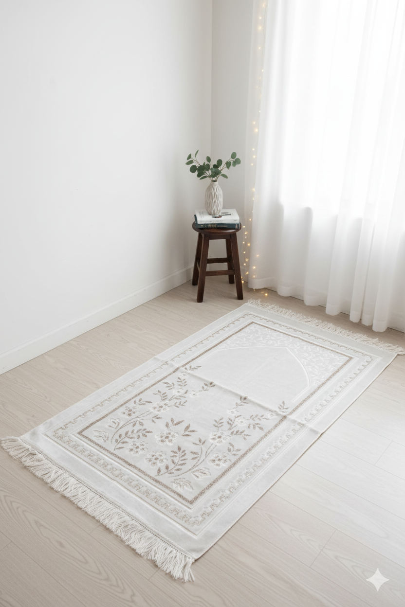 Luxury Velvet Prayer Mat - Plush & Soft Seccade