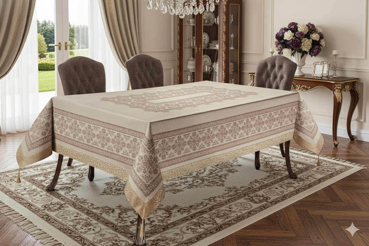 Elegant Tassel Lace Tablecloth