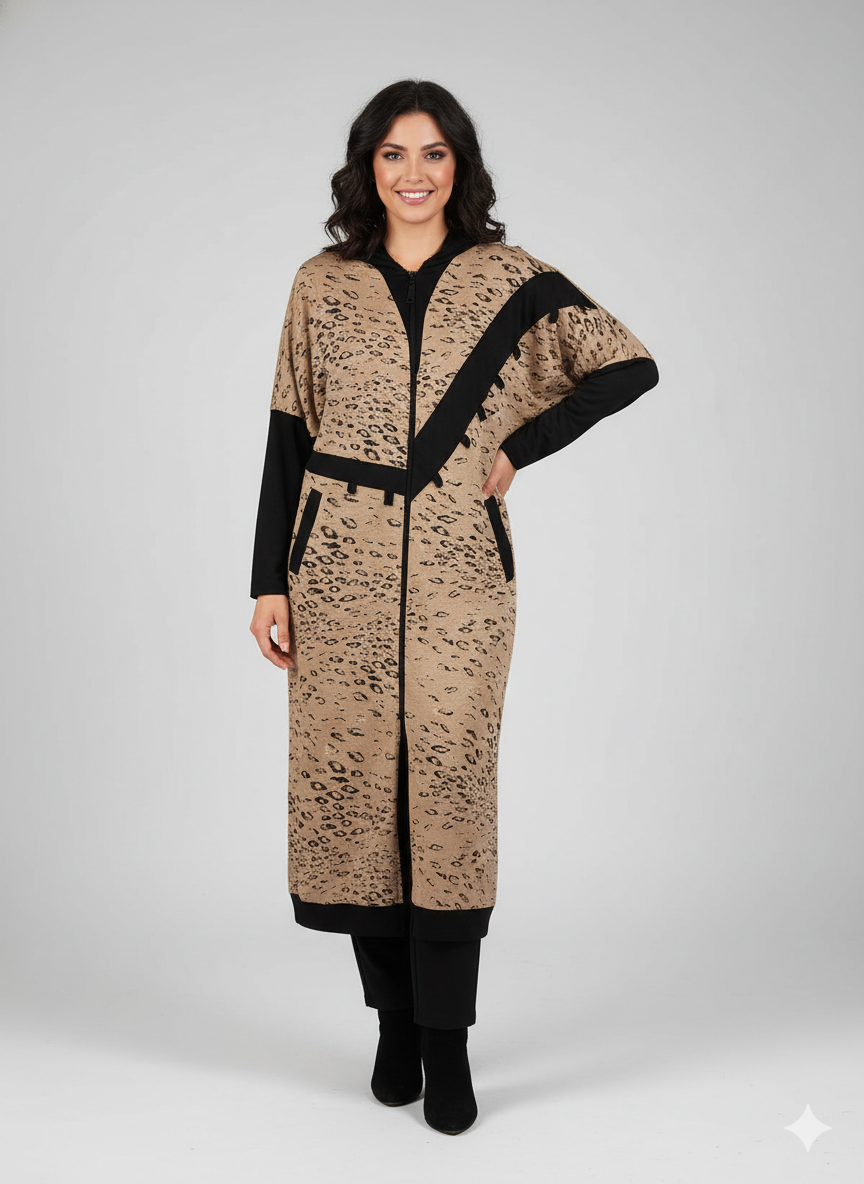 The Safari Zip-Up Cardigan