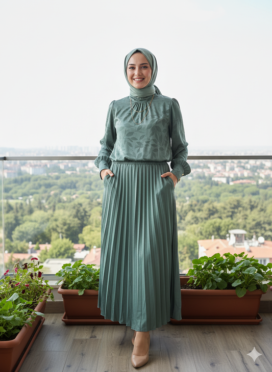 The Olivia Pleated Co-ord