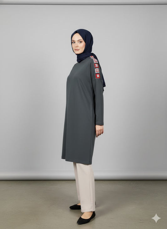 The Embroidered Shoulder Tunic