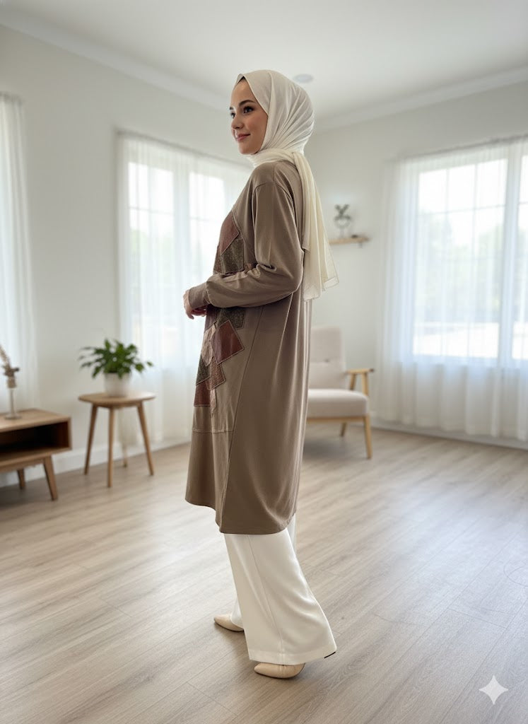 Modern Art Tunic Dress