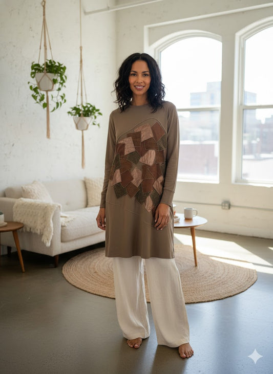 Modern Art Tunic Dress