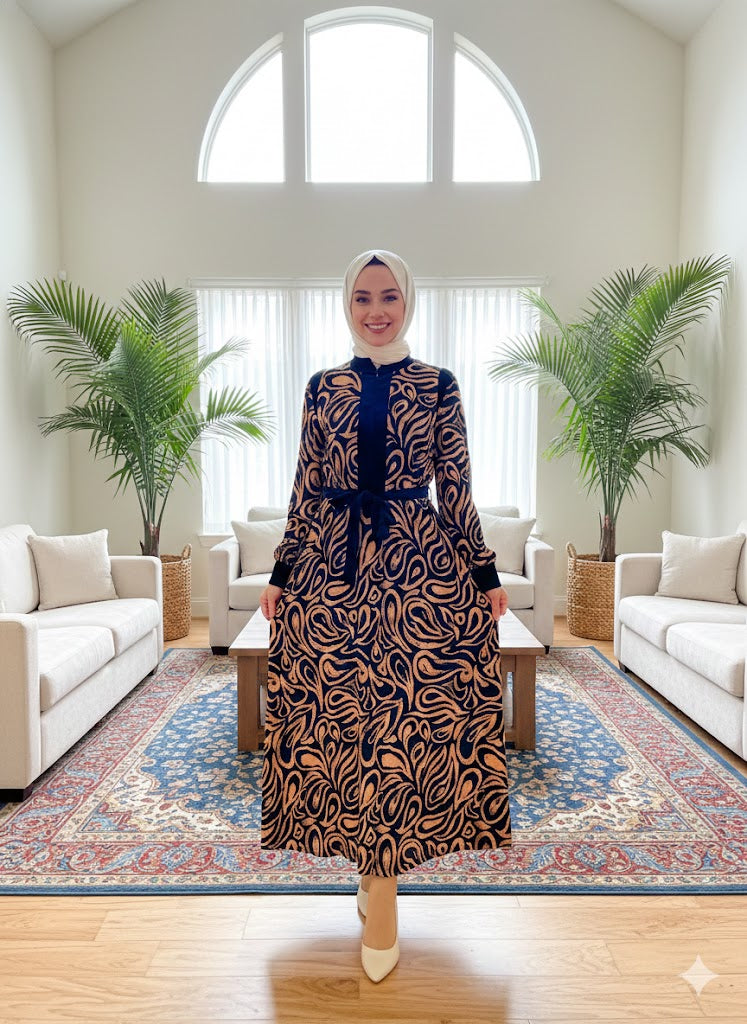 The Elegant Droplet Dress