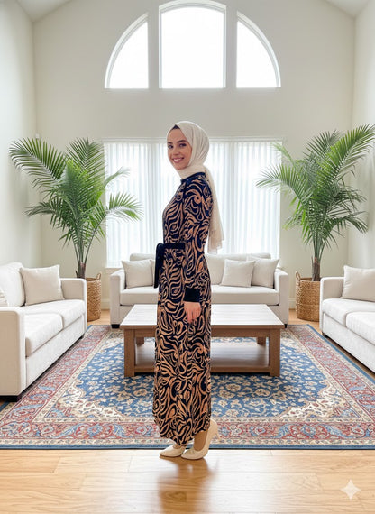 The Elegant Droplet Dress